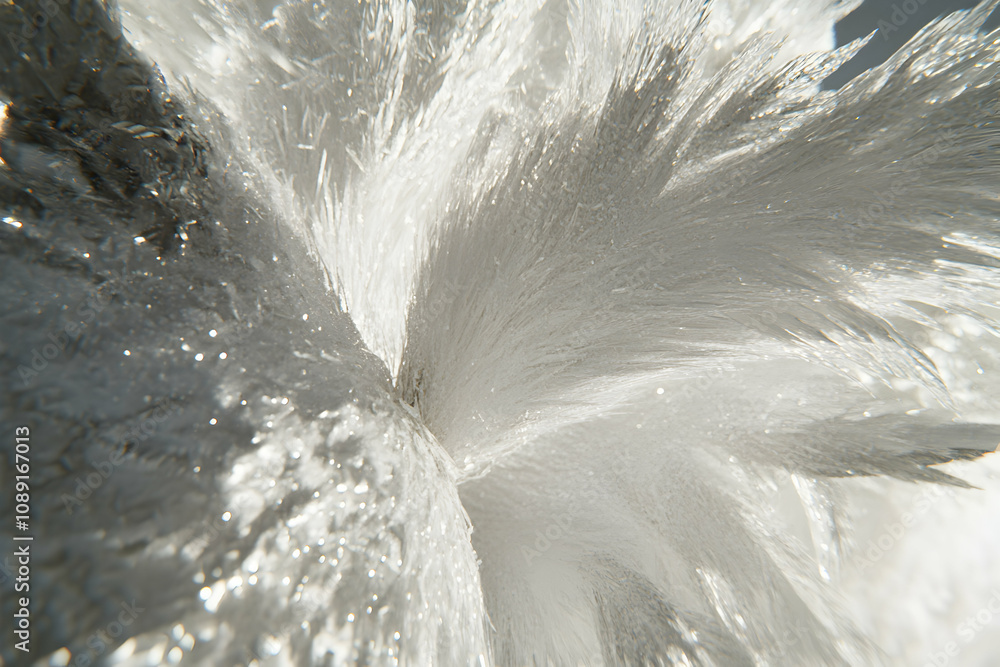 Poster abstract close-up of a swirling water vortex, showcasing the dynamic texture and movement of liquid.