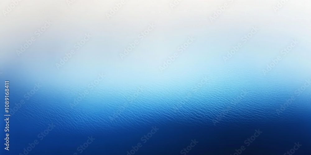 Poster tranquil blue and white abstract gradient background with textured wavy pattern and dreamy soft qual
