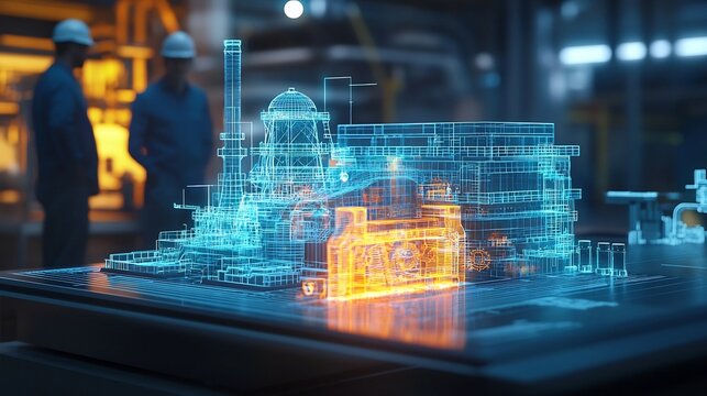 Team of Engineers Optimizing Holographic Power Plant for Real Time Resource Management and Energy Production