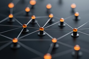 Connecting startups business networking event modern office graphic design digital space a minimalistic approach