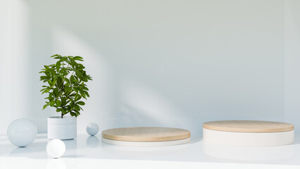 wooden display podium presentation footage