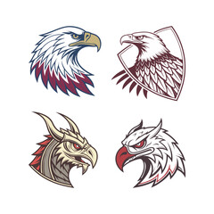 Ferocious Head Mascot Logo - Bold and Intimidating Design. deal for sports teams, gaming logos, branding, apparel, and merchandise