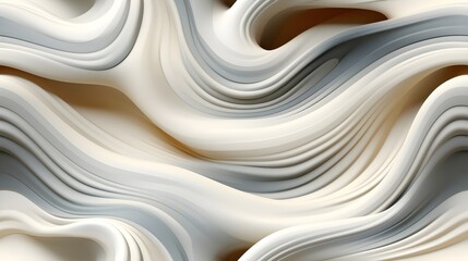 Wave-like morphing material.  Illustration On The Topic Of Materials And Textures. Generative AI	
