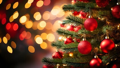 Obraz premium christmas tree decorations