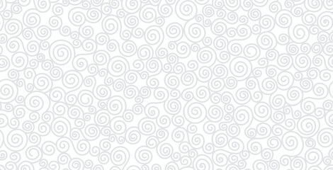 Seamless snail wallpaper backdrop on white background.