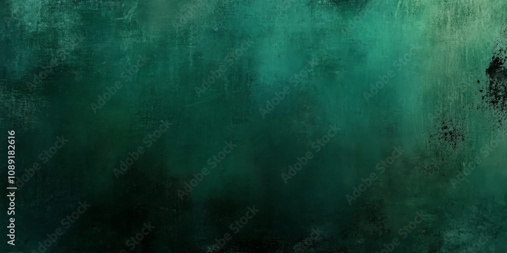 Poster dramatic dark green abstract background texture with colorful splatter - textured grungy appearance 