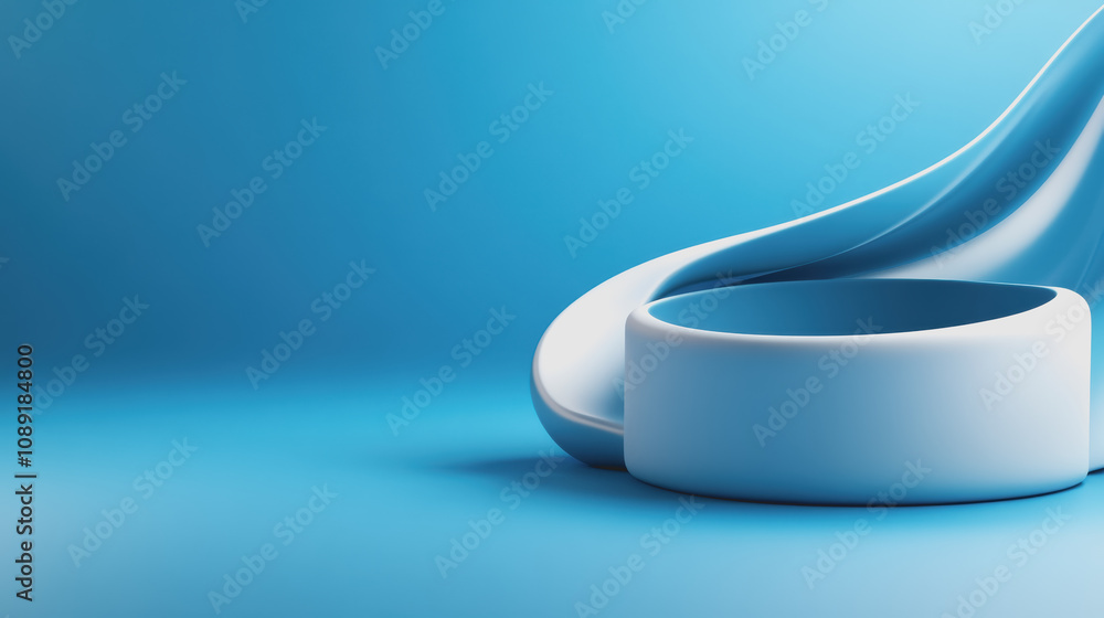 Aufkleber elegant artisan process of handmade 3d design showcasing smooth gradient on vibrant background with 