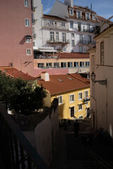 view of the city in lisboa portugal
