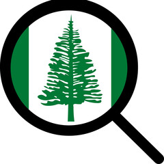 Country flag icon design in shape 