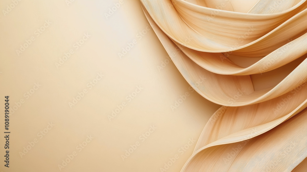 Poster elegant smooth wooden textures showcasing handmade quality in a design with subtle gradient for arti