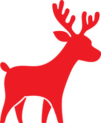 Christmas decorative Elements, flat illustration