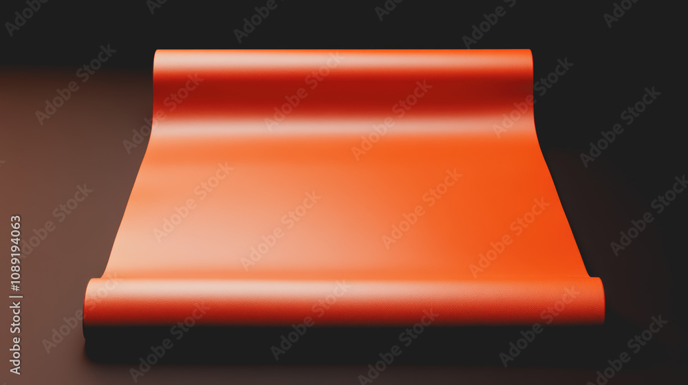 Aufkleber handmade leather traditional craft on smooth gradient background highlighting texture and color in a