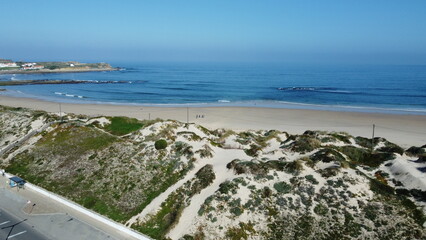 Beautiful beach with sand dunes