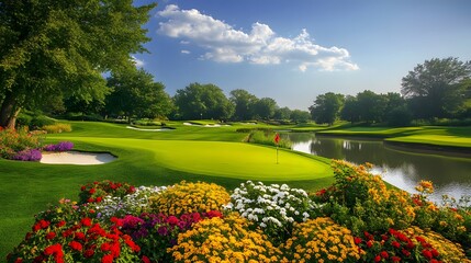 The most beautiful golf course