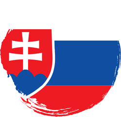 Fototapeta premium Country flag icon design in shape 