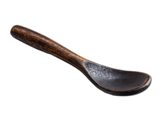 a wooden spoon with a handle
