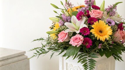 Fototapeta premium bouquet of flowers