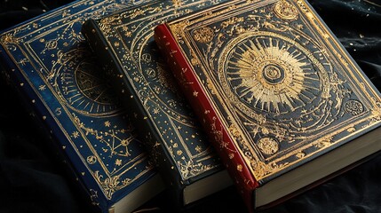 Custom zodiac horoscope books personalized gifts stunning design elegant environment captivating viewpoint astrology concept