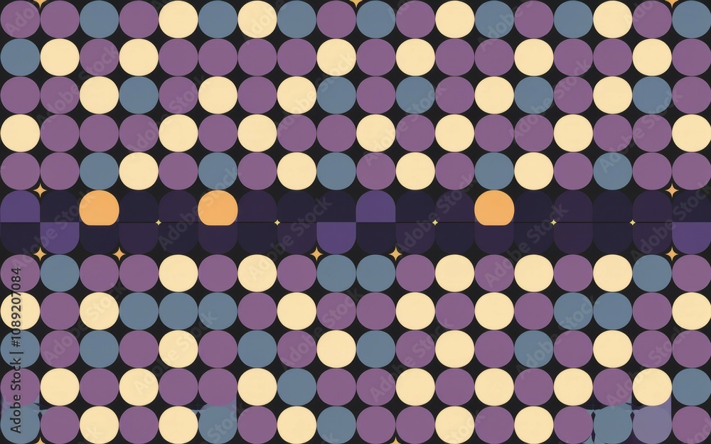 Aufkleber circle pattern design. abstract geometric art featuring a calming, symmetrical design. circles creat