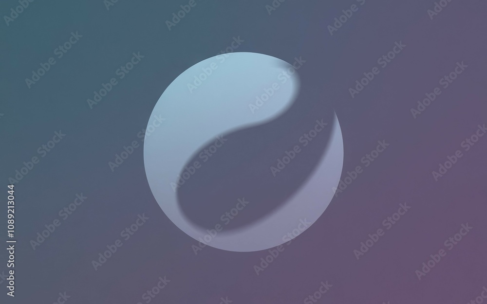 Poster abstract circle design. elegant circular graphic, suggesting balance and harmony. subtle shadow adds