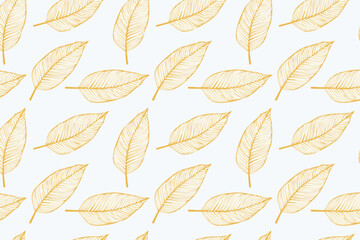 Luxury nature leaves pattern design, Tropical leaf Wallpaper, Suitable for banner, fabric , print, cover