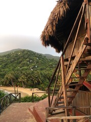 Camping in Tayrona, Columbia 