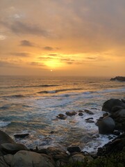 Sunrise in Tayrona, Columbia 