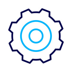 Oil drop Settings Outline Color icon