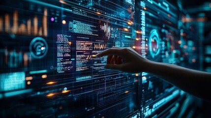 Innovative Virtual Workspace with Customizable Data Streams and Gesture Controlled Interactions