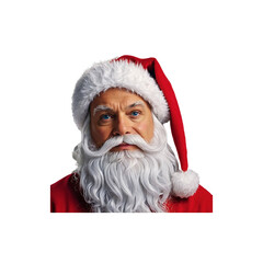 Naklejka premium santa claus isolated on white background