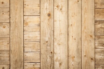 Fototapeta premium A wooden plank background features a natural, textured finish reminiscent of worn and weathered driftwood, wood, nautical