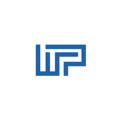 WP logo flat vector design
