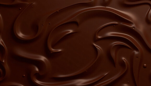 Chocolate texture background for food design and culinary presentations