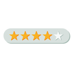 4 Star Rating Icon