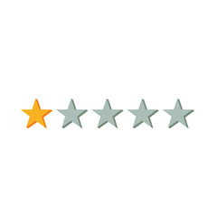 1 Star Rating Icon