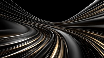 Elegant black and gold abstract background design for modern luxurious projects