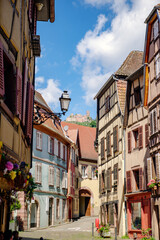 the colorful streets of Alsace Ribeauvillé