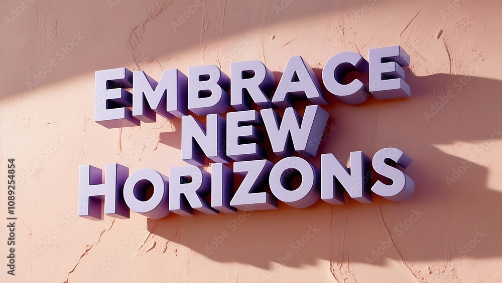Poster 3d text 