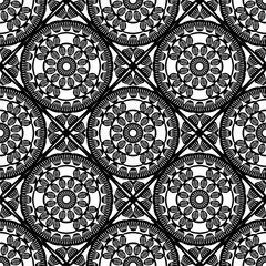 Pattern with crochet granny square wallpaper handmade decorative art design print craft handiwork 	