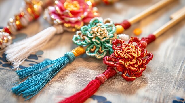 Chinese knotting workshop for adults cultural venue crafting event relaxing environment hands-on learning experience - Powered by Adobe