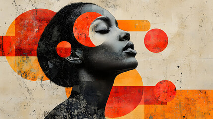 An Innovative Collage Celebrating Mental Health Awareness Through Community Support and Open Conversations