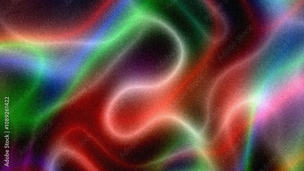 Wall mural abstract glowing color wave backdrop noise texture. grainy gradient background