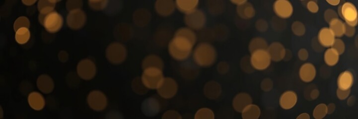 Fototapeta premium Dark vertical abstract background with gold accents and bokeh effect, modern, design, abstract