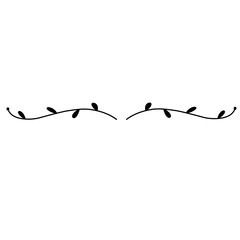 Hand drawn dividers. Line design elements vintage borders © King Silhouette