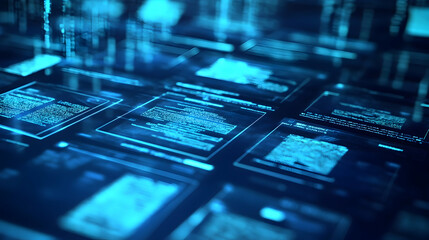 
Artificial Intelligence in Document Analysis, the role of artificial intelligence in document analysis with an image portraying machine learning algorithms extracting data from unstructured documents