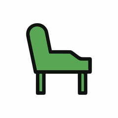 Sofa vector icon