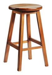 PNG Simple wooden stool designed for casual seating