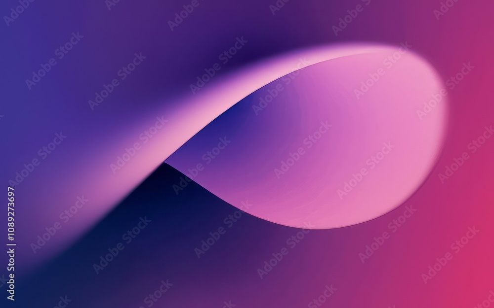 Aufkleber purple pink abstract curve. elegant gradient backdrop evoking serenity and calm. subtle curves sugge