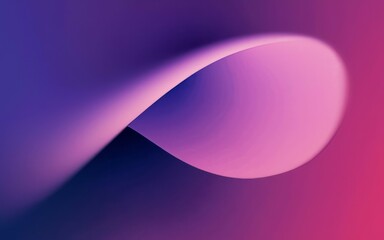 Purple pink abstract curve. Elegant gradient backdrop evoking serenity and calm.  Subtle curves suggest a flowing movement.