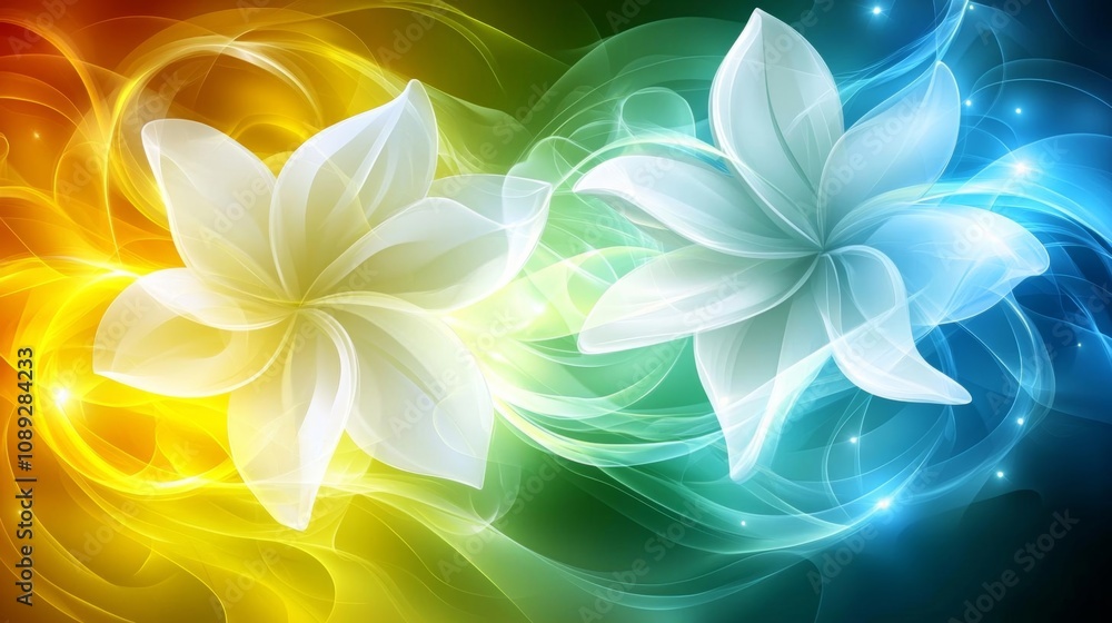 Poster abstract colorful gradient background and noise effect for design as banner, ads, and presentation c